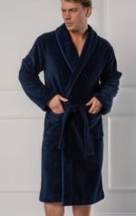 Vyriškas chalatas su šalio apykakle | Belmanetti 6718/501 - Image 4